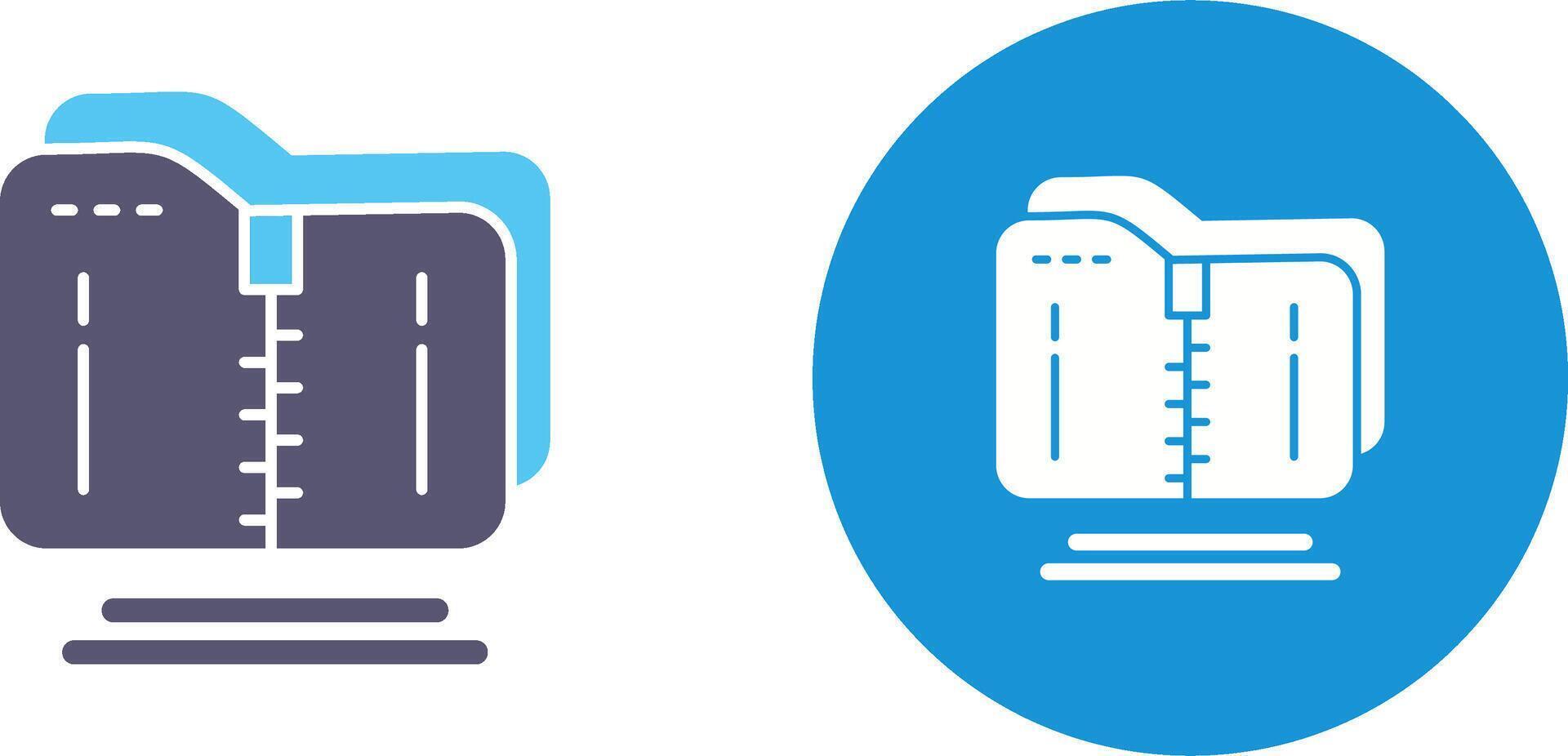 Compressed Icon Design vector