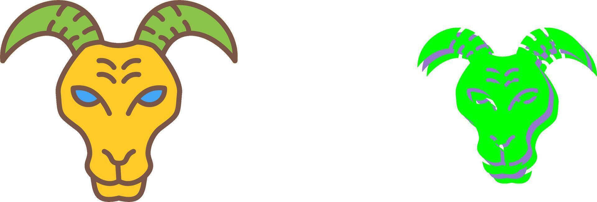 Goat Icon Design vector