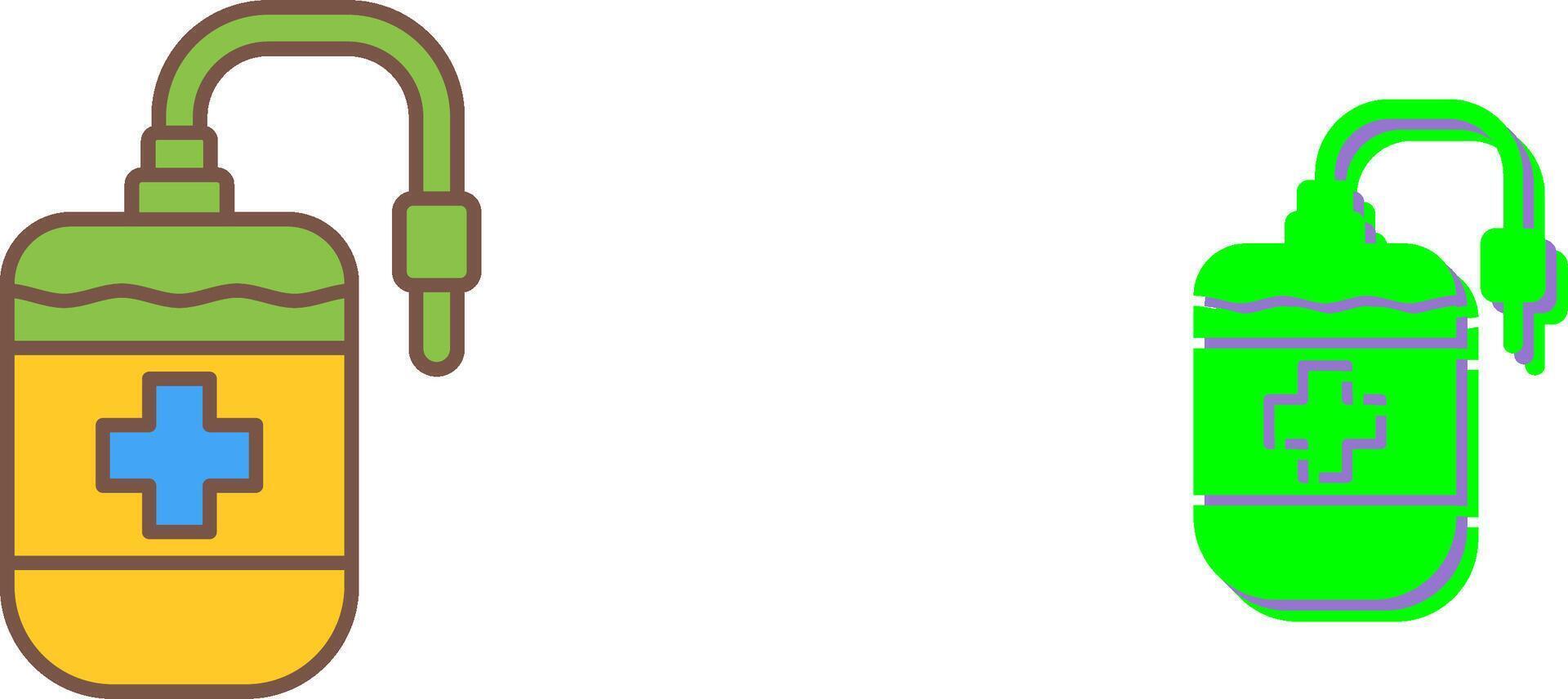 Blood Bag Icon Design vector