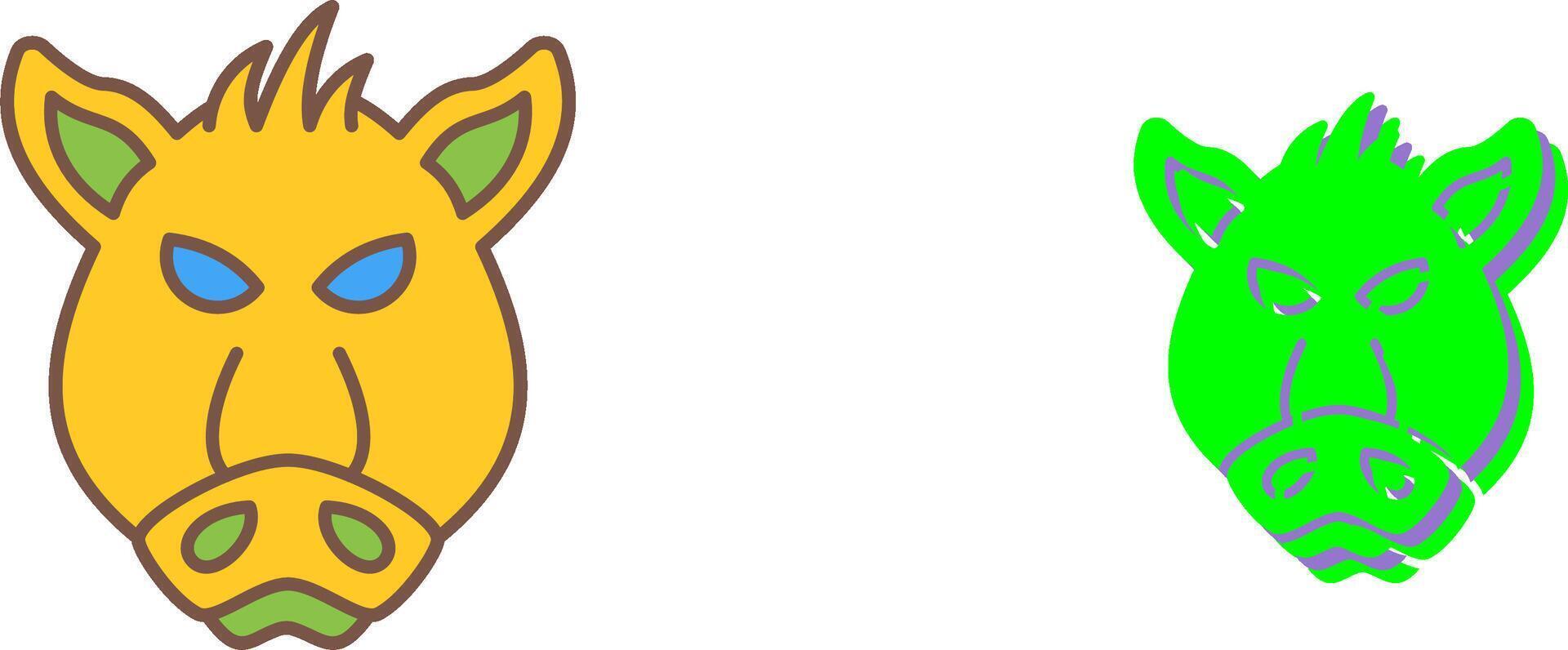 Pig Icon Design vector