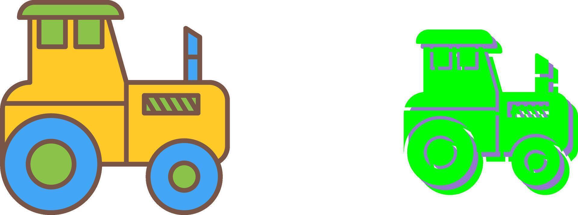 Tractor Icon Design vector