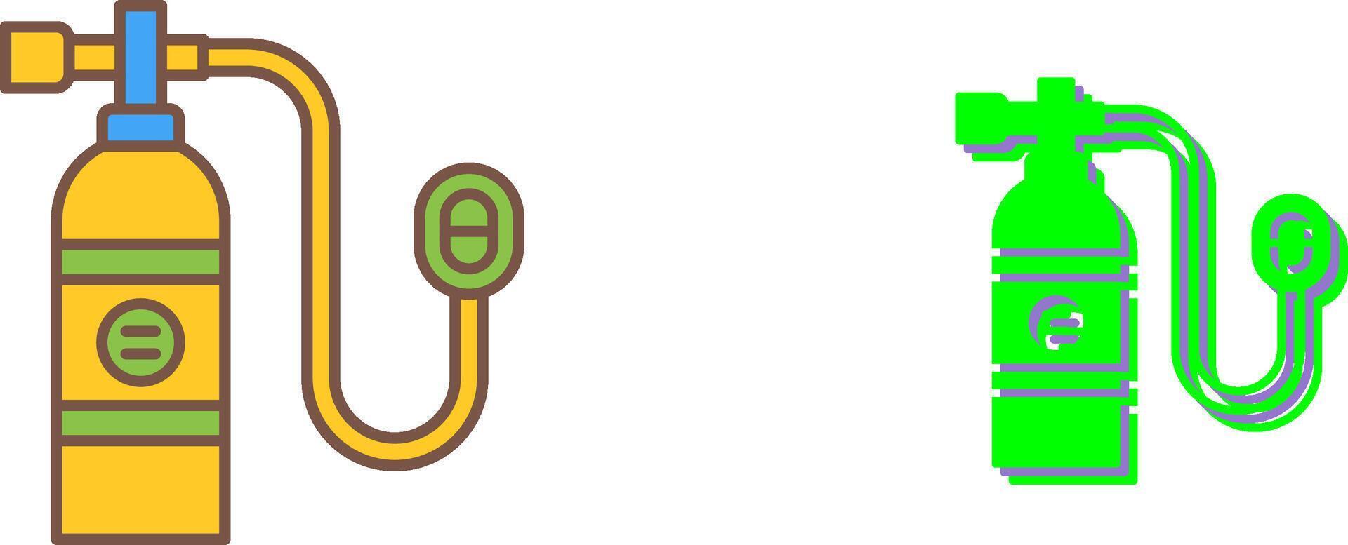 Oxygen Tank Icon Design vector