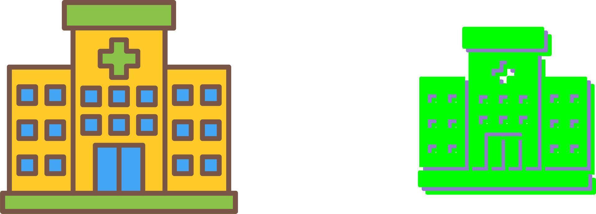 Hospital Icon Design vector