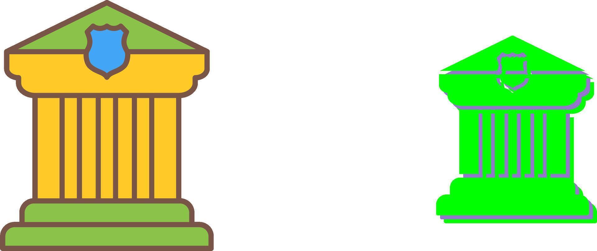 Courthouse Icon Design vector