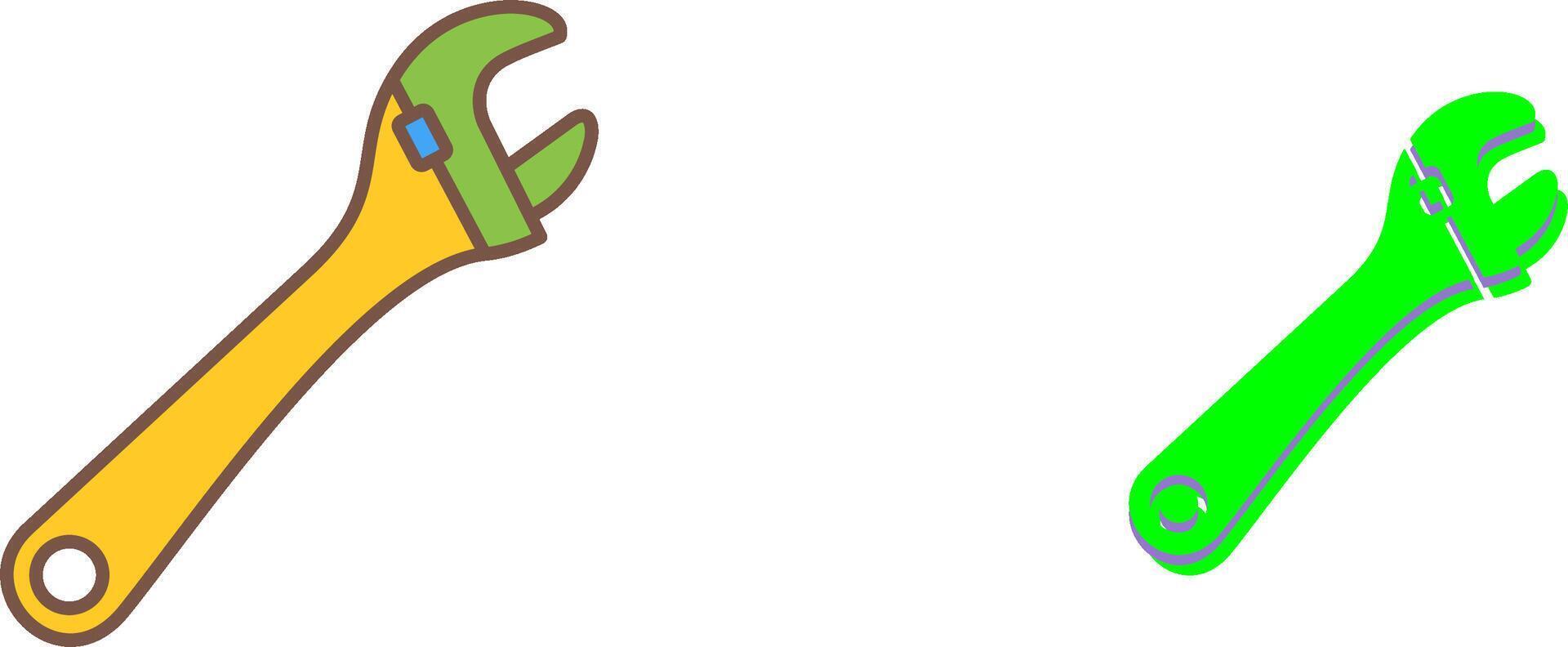 Wrench Icon Design vector