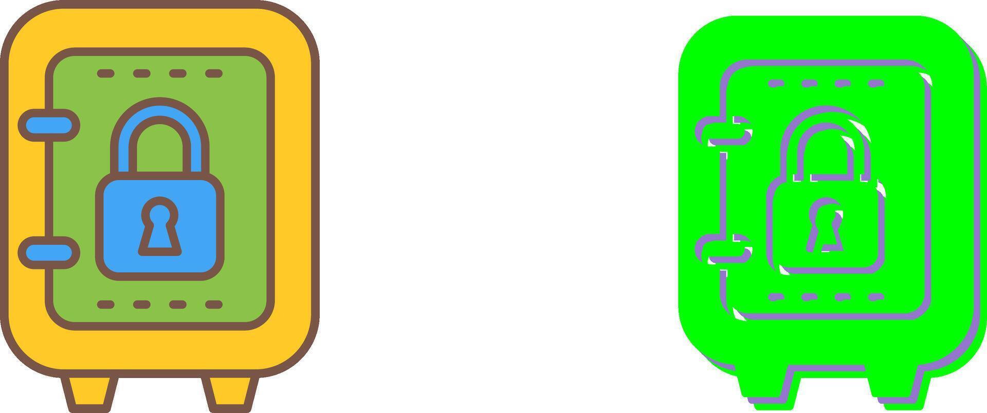 Safe Box Icon Design vector