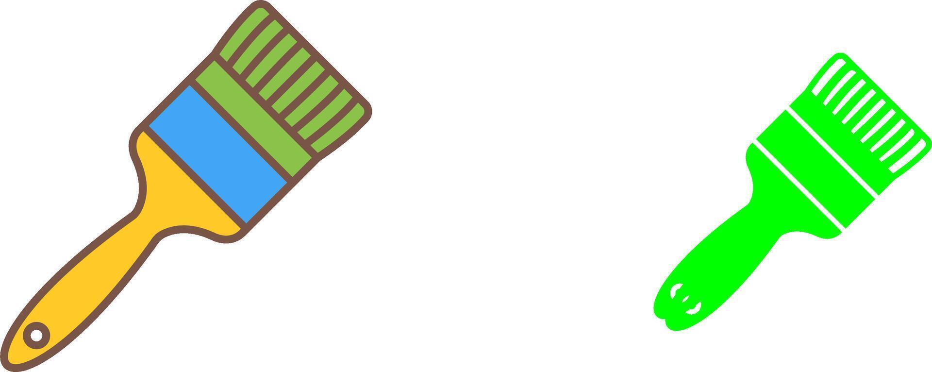 Paint Brush Icon Design vector