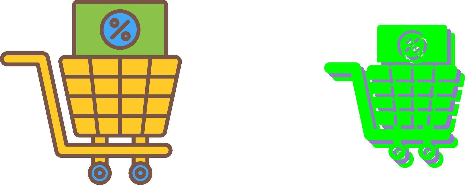 Shopping Tax Icon Design vector