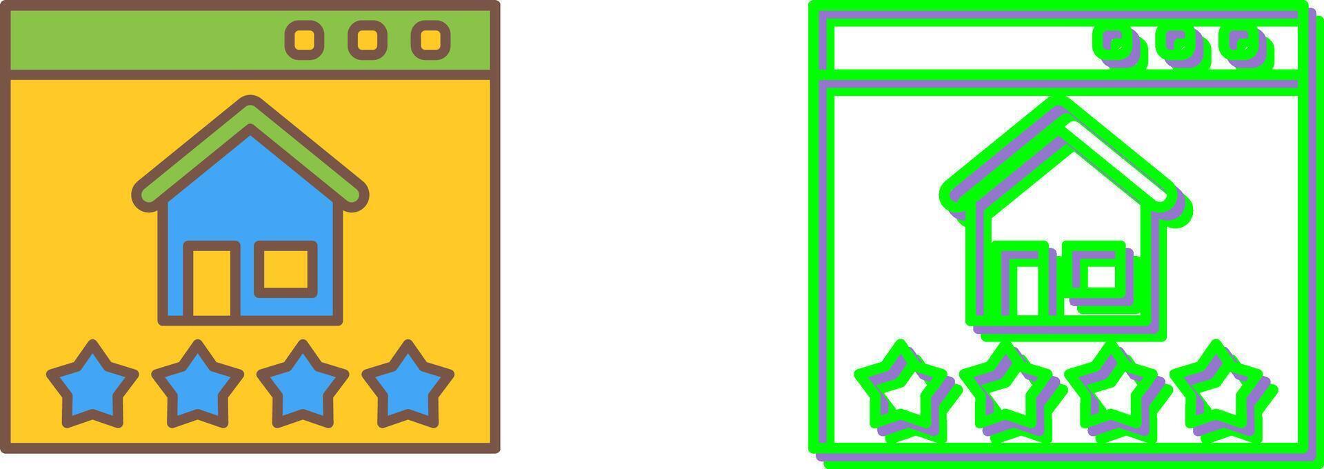 Rating Icon Design vector