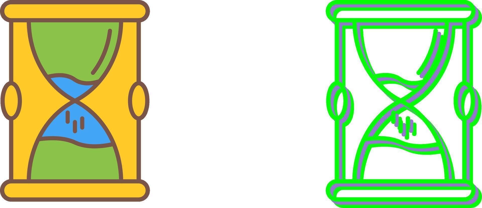 Hourglass Icon Design vector