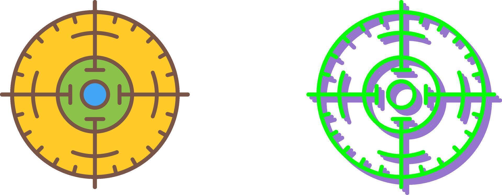 Target Icon Design vector