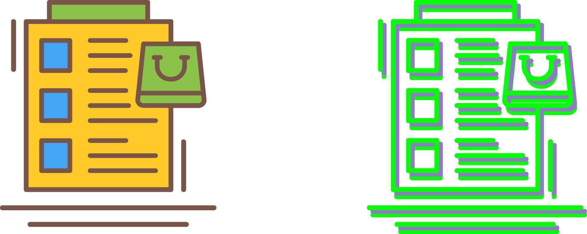 Wish List Icon Design vector