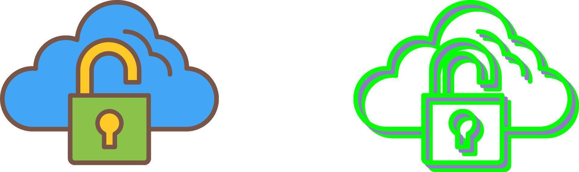 Lock Icon Design vector