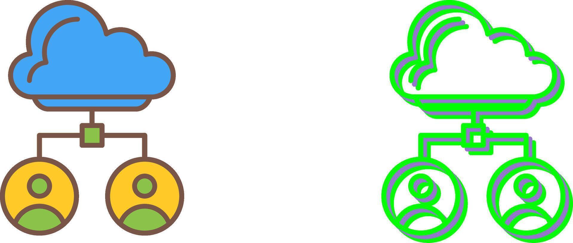 Cloud Icon Design vector