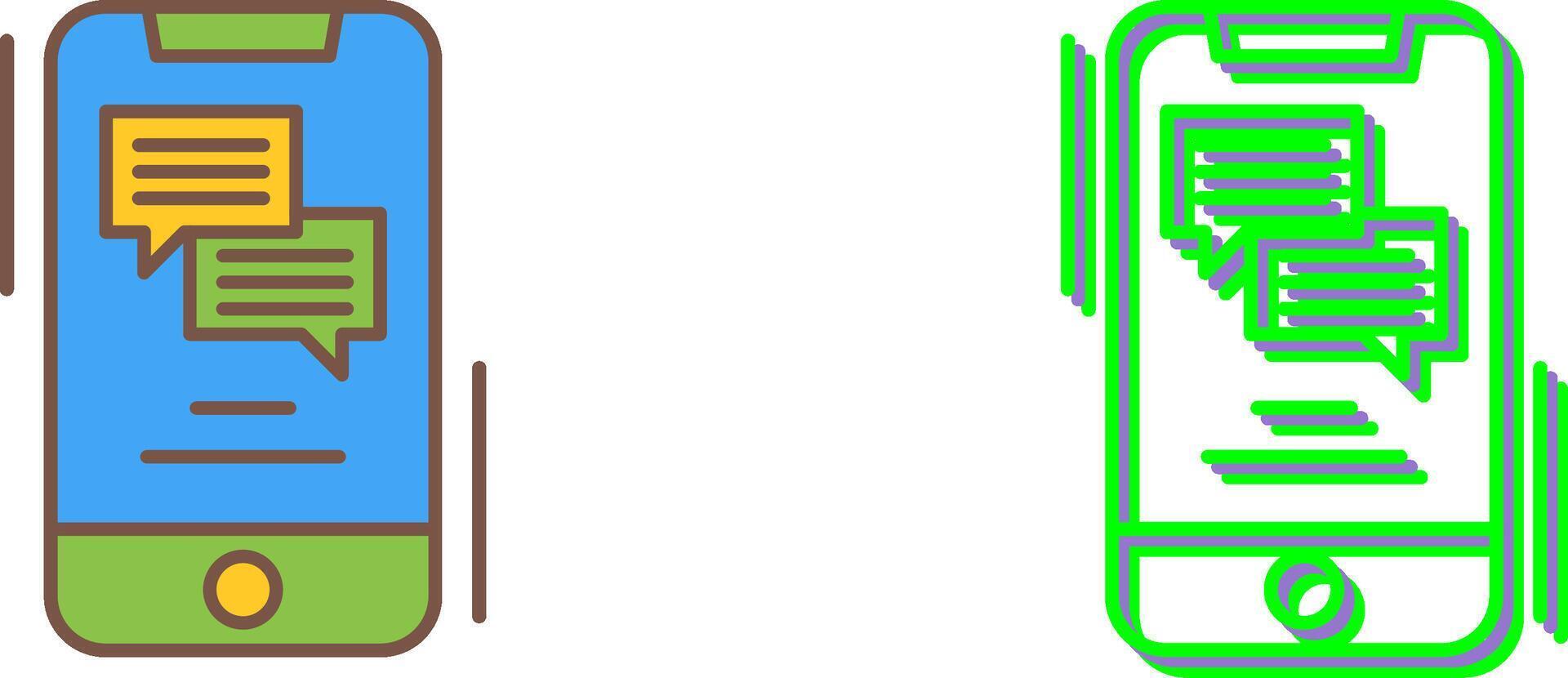 Text Icon Design vector