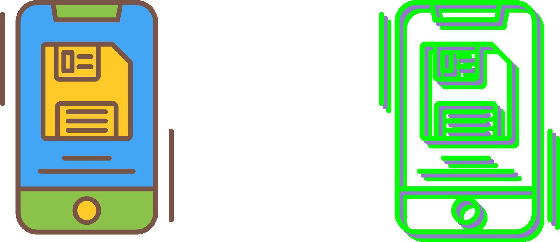 Backup File Icon Design vector