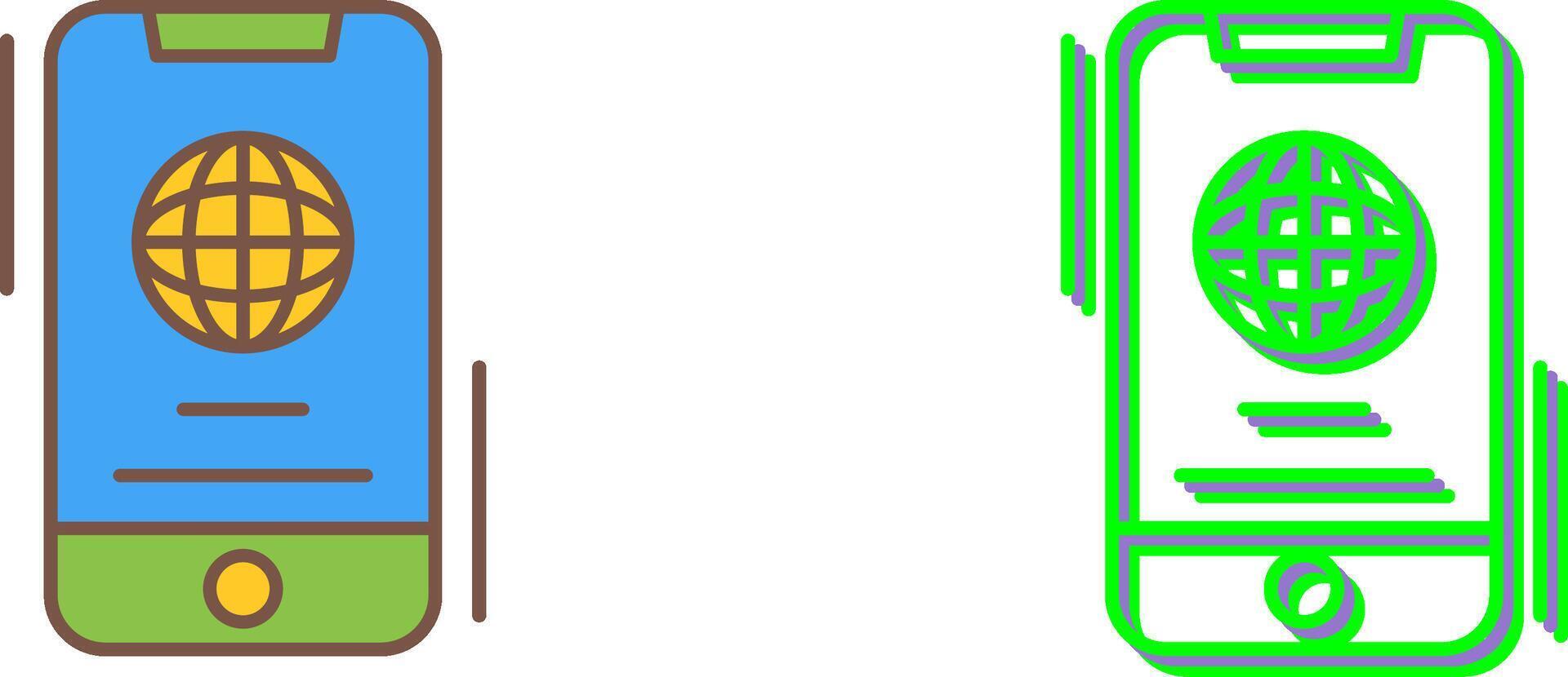 Browser Icon Design vector