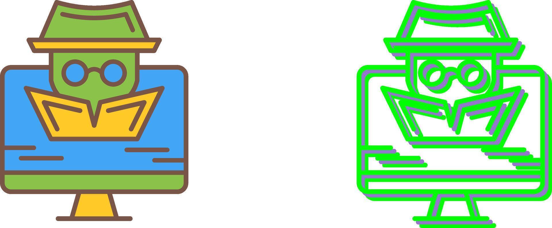 Spyware Icon Design vector