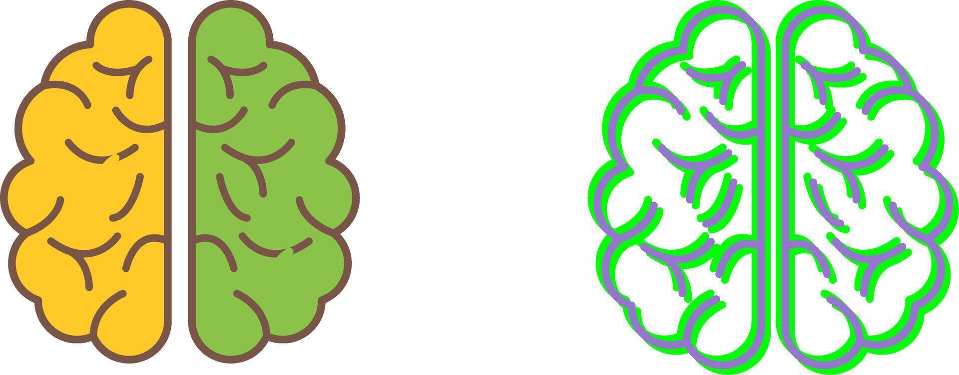 Brain Icon Design vector