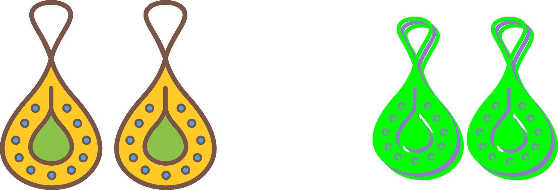 Earring Icon Design vector