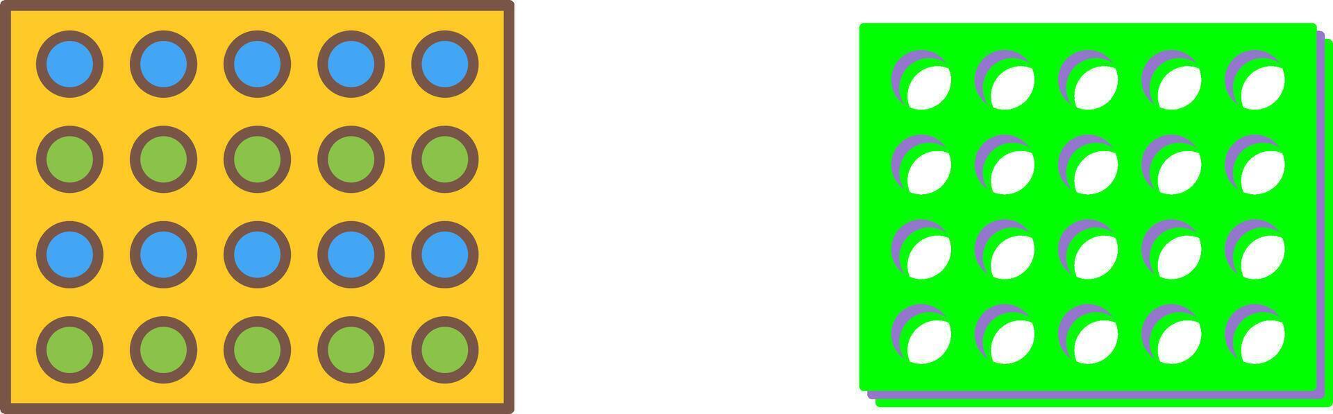 Colored Palette Icon Design vector