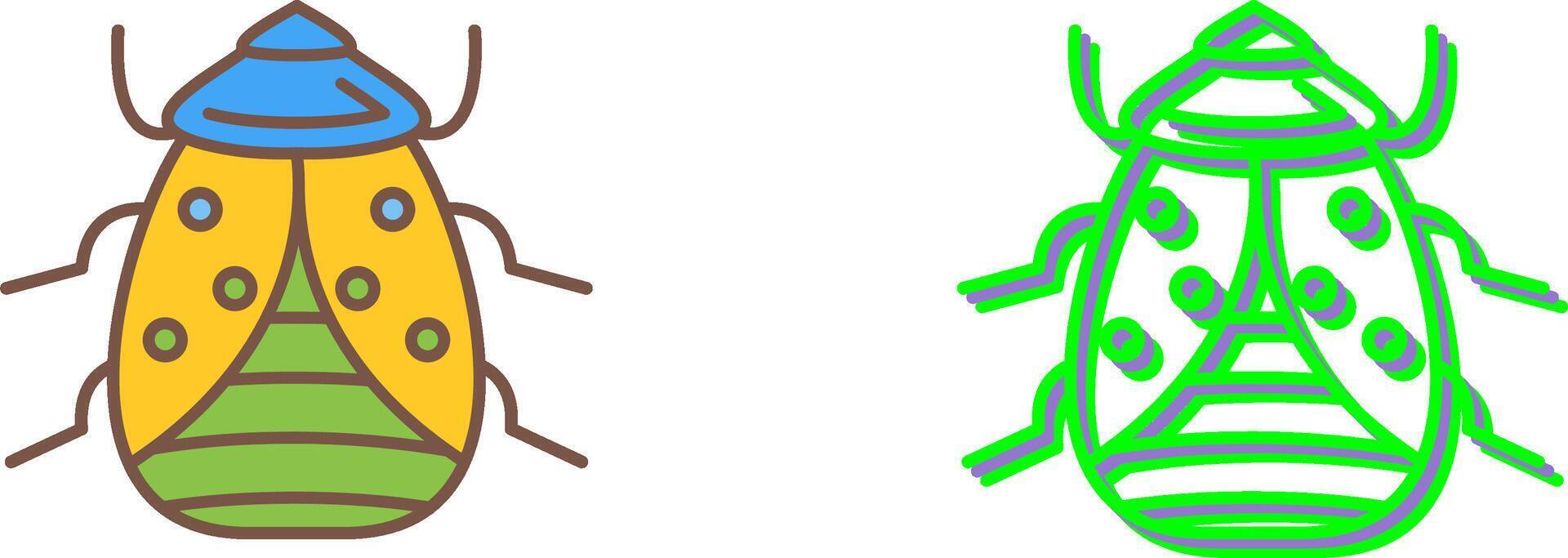Bug Icon Design vector