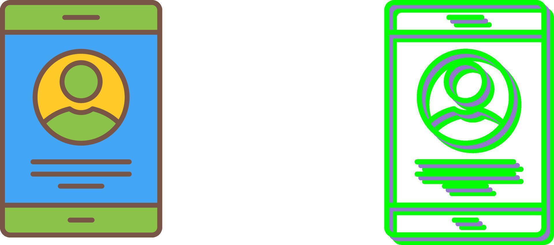 Profile Icon Design vector