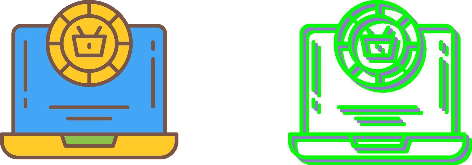 Token Icon Design vector
