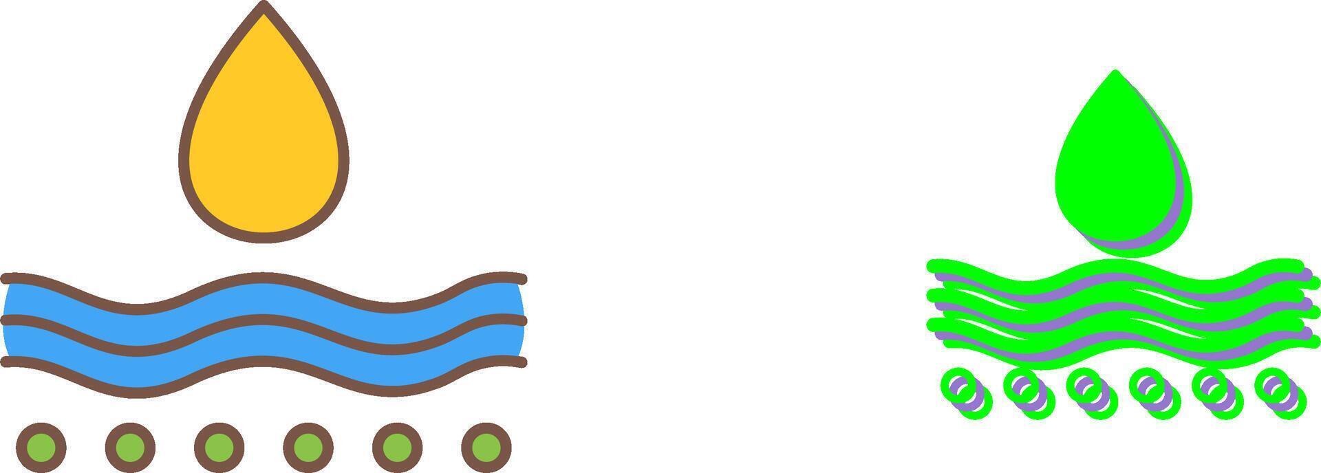 Moisture Icon Design vector