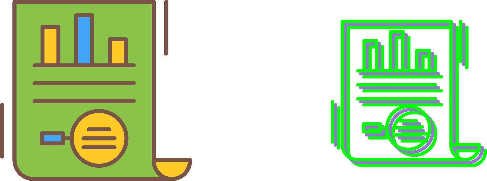 Market Research Icon Design vector