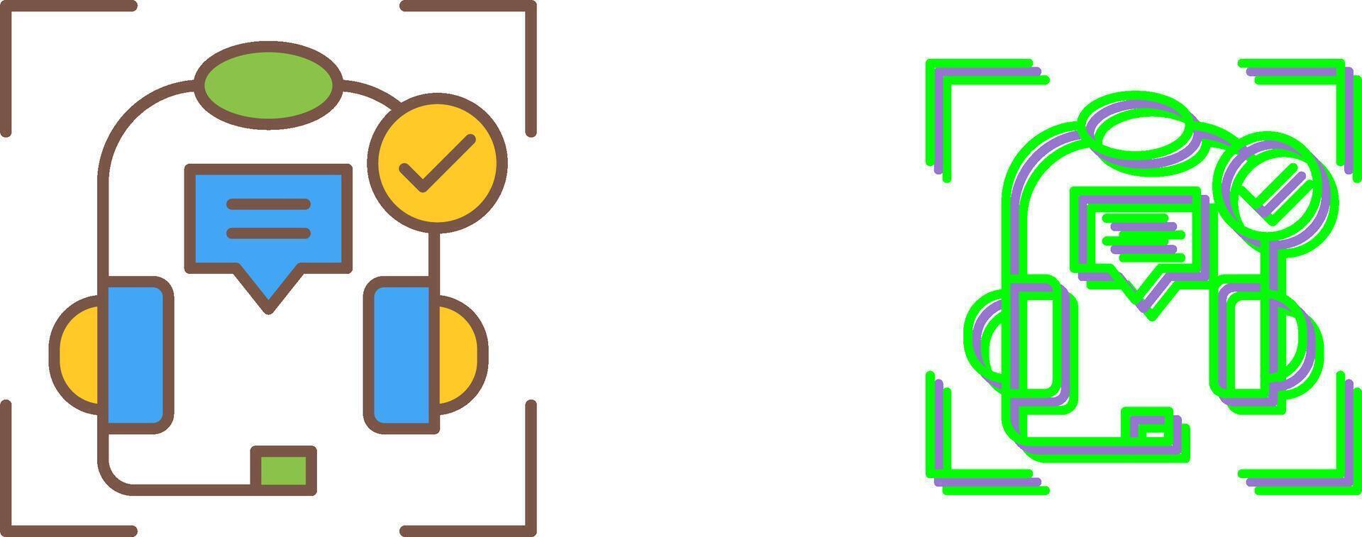 Technical Support Icon Design vector