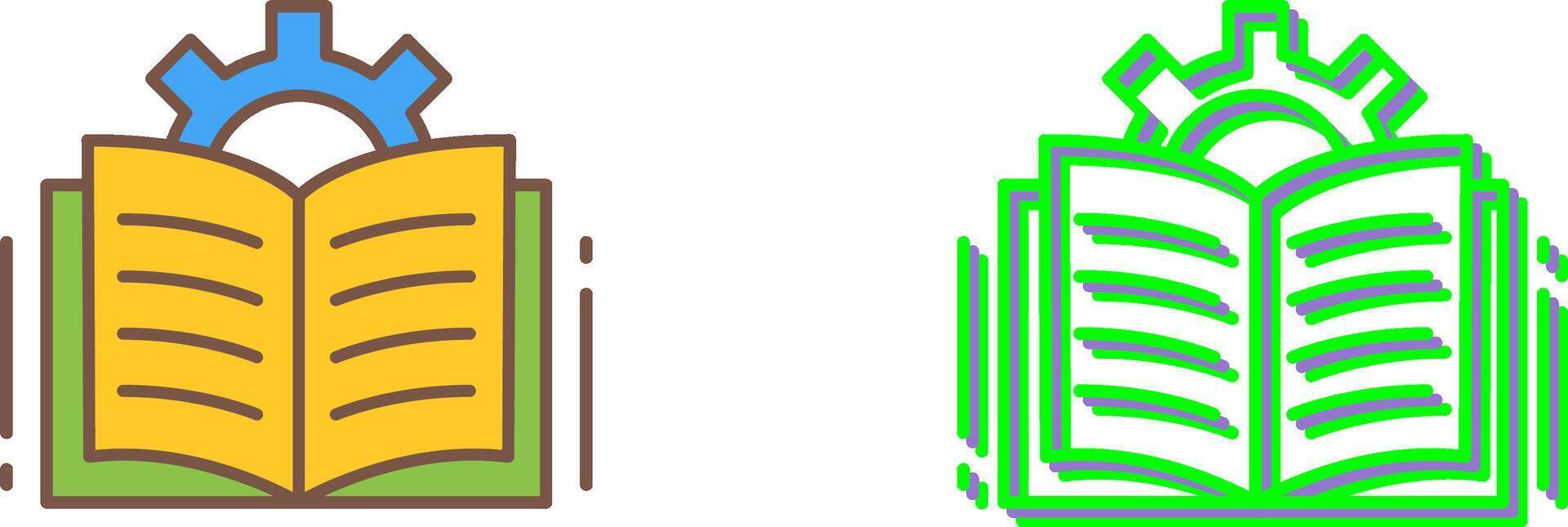 Open Book Icon Design vector