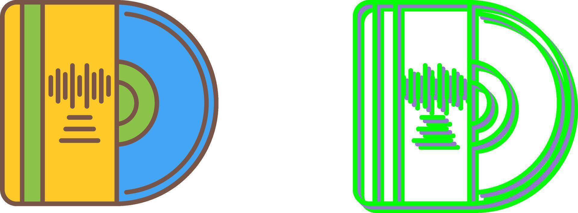 Vinyl Icon Design vector
