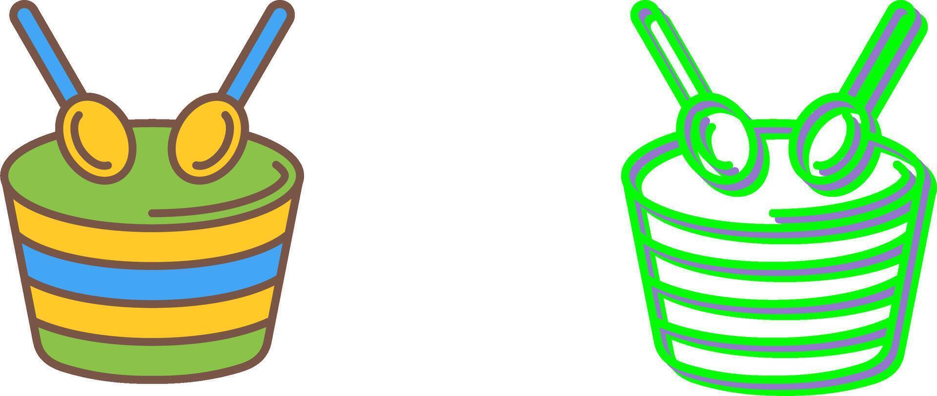 Drum Icon Design vector