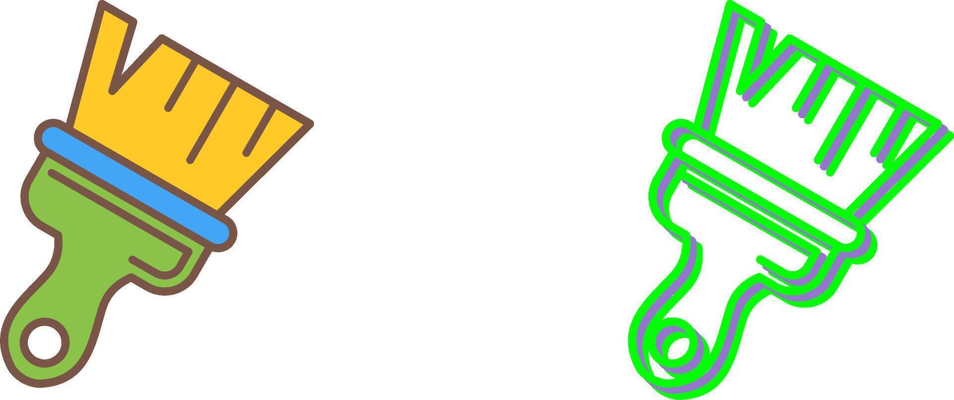 Paint Brush Icon Design vector