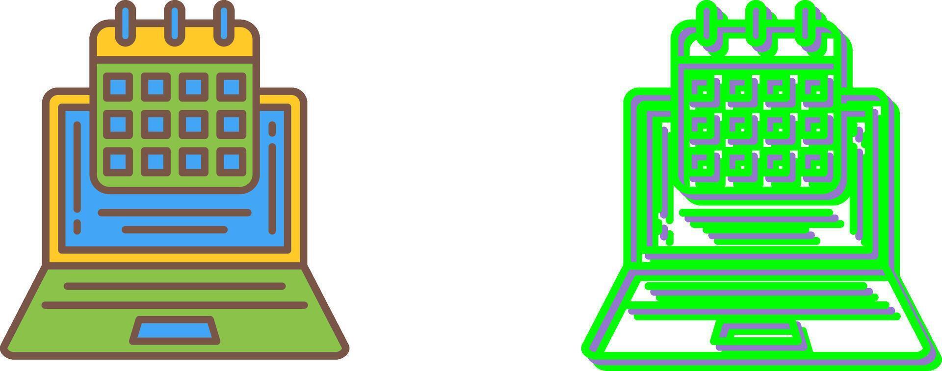 Timetable Icon Design vector
