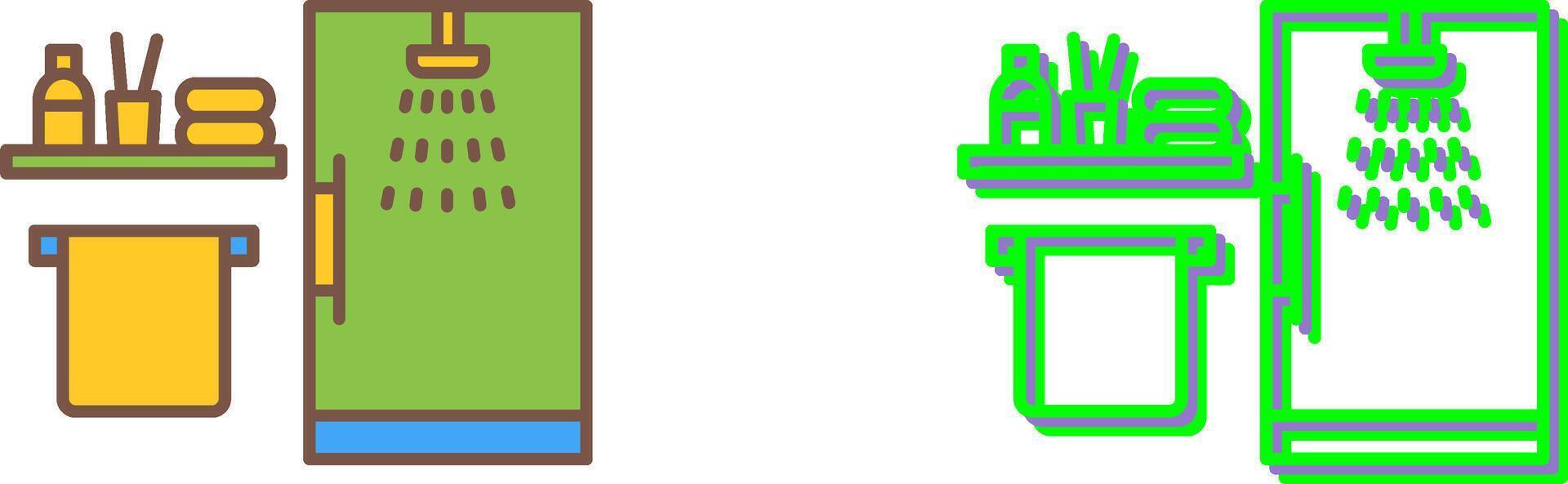 Shower Icon Design vector