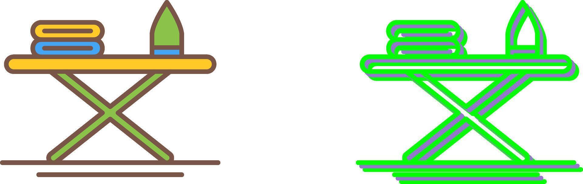 Iron Board Icon Design vector