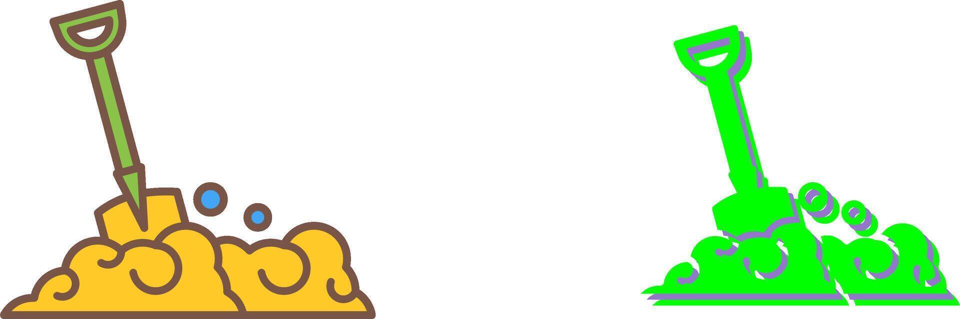 Shovel Icon Design vector