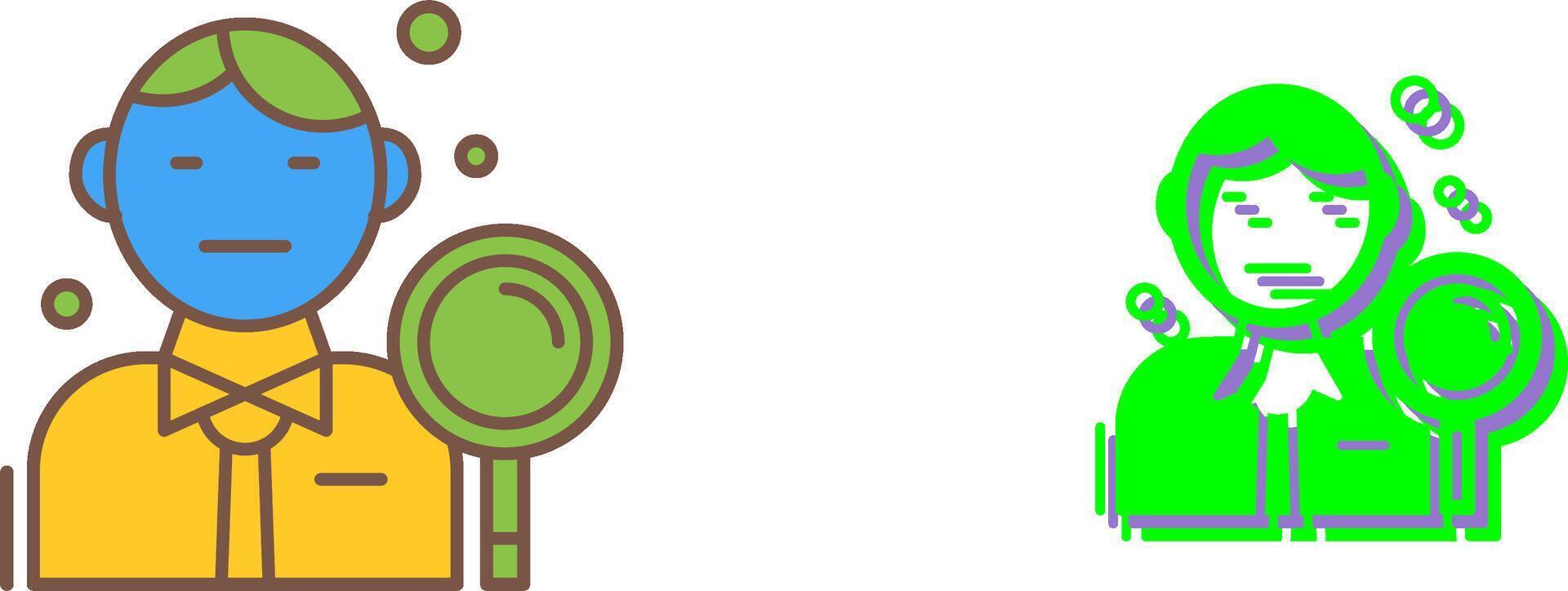 Candidate Icon Design vector