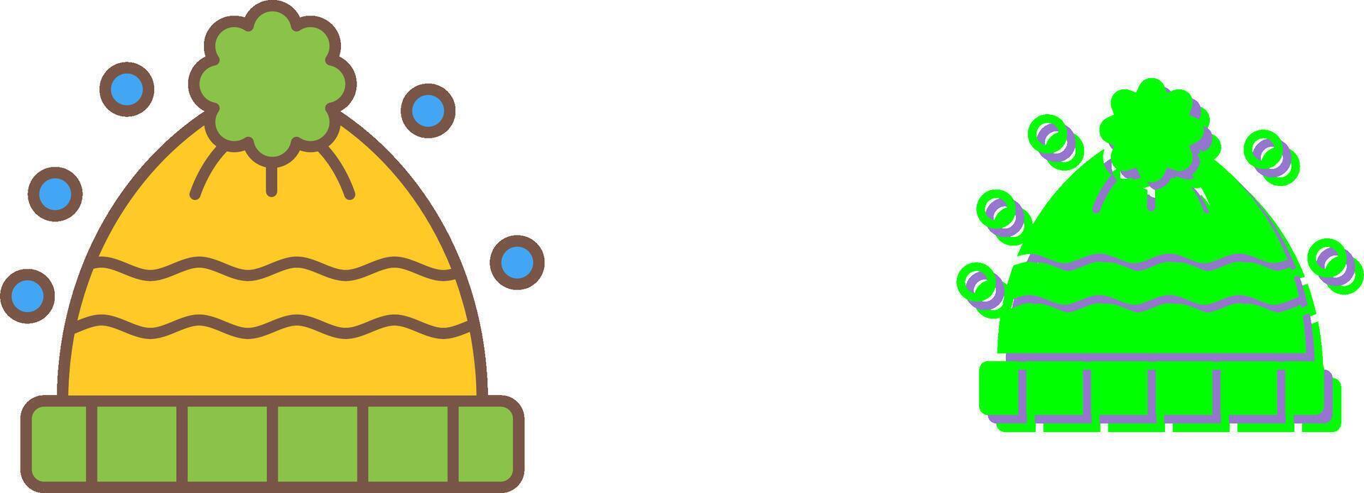 Winter Hat Icon Design vector