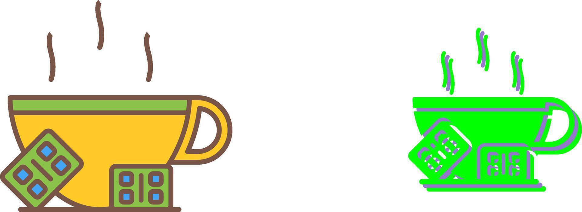 Hot Chocolate Icon Design vector