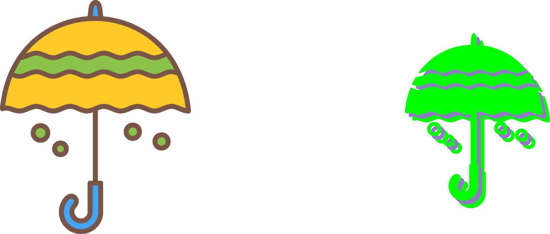Umbrella Icon Design vector
