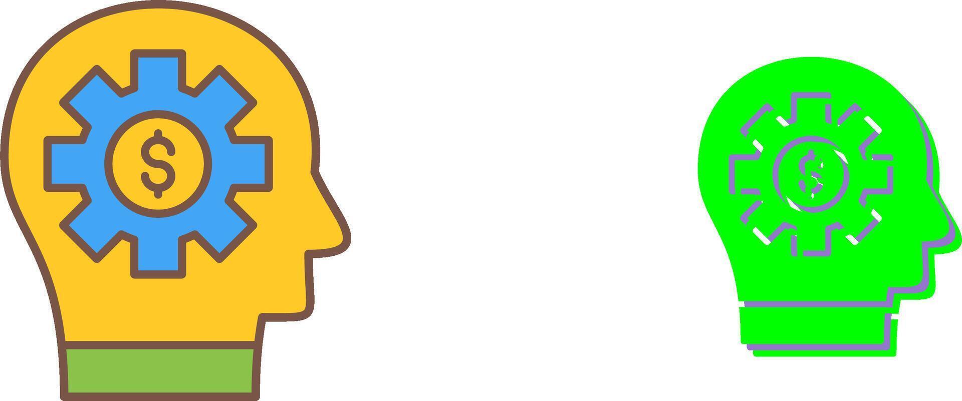 Thinking Icon Design vector
