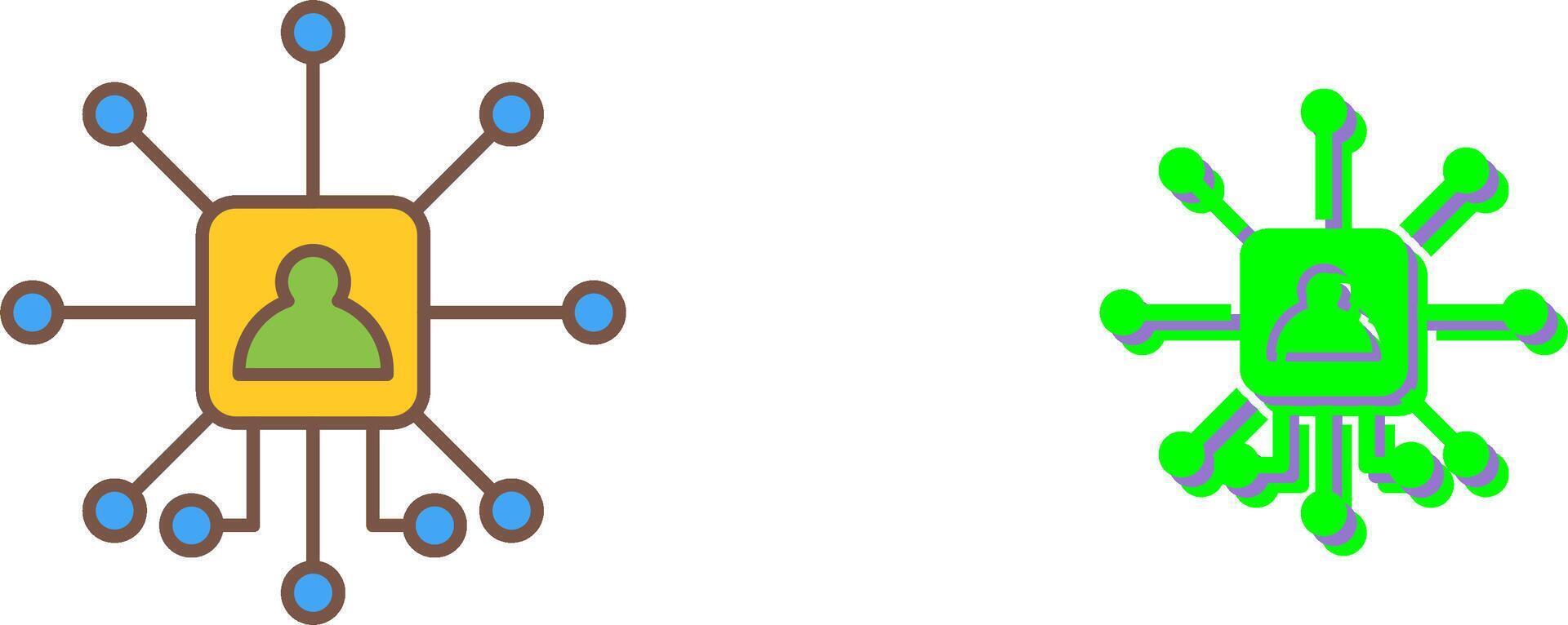Networking Icon Design vector