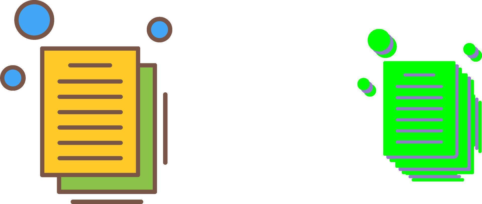 Document Icon Design vector