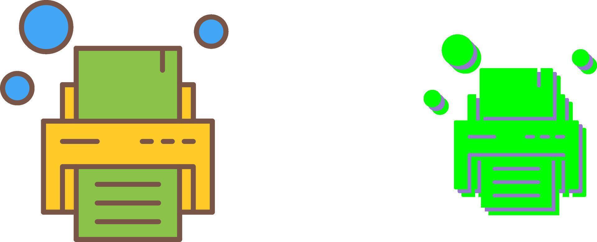 Printer Icon Design vector
