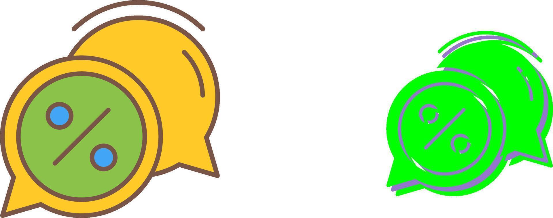 Discount Offer Icon Design vector
