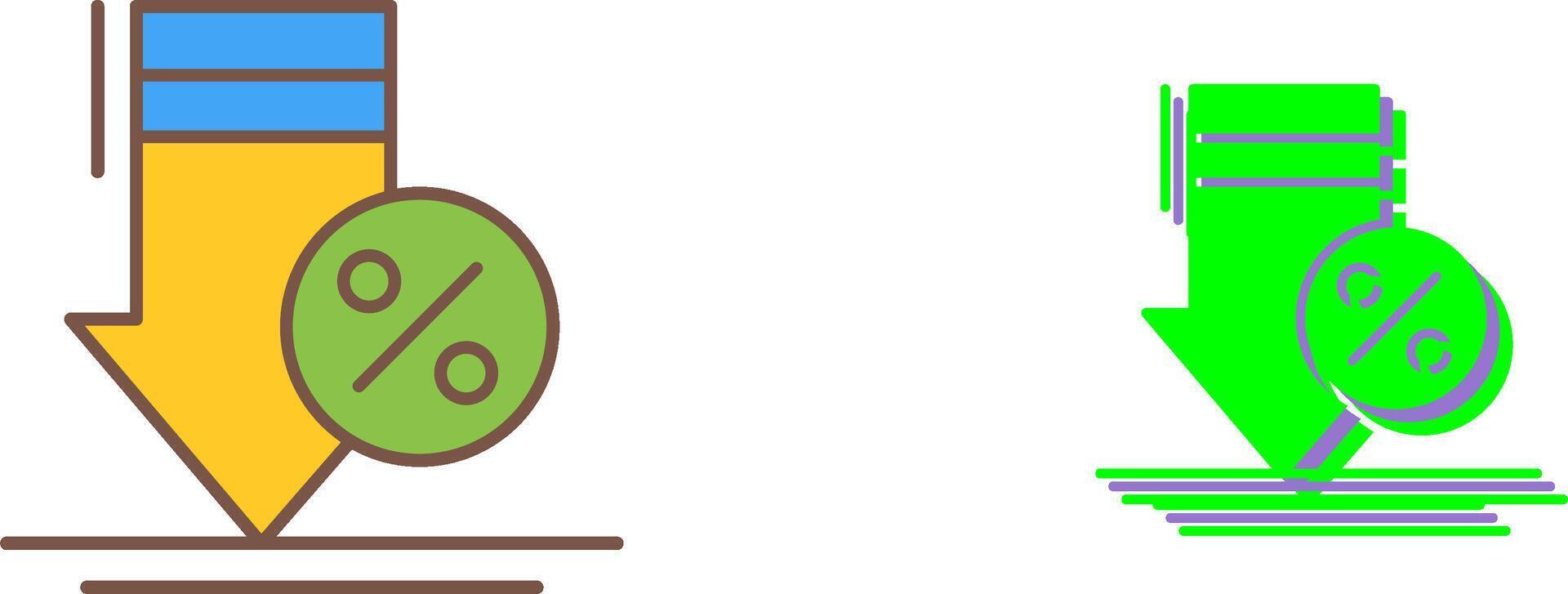 Discount Icon Design vector
