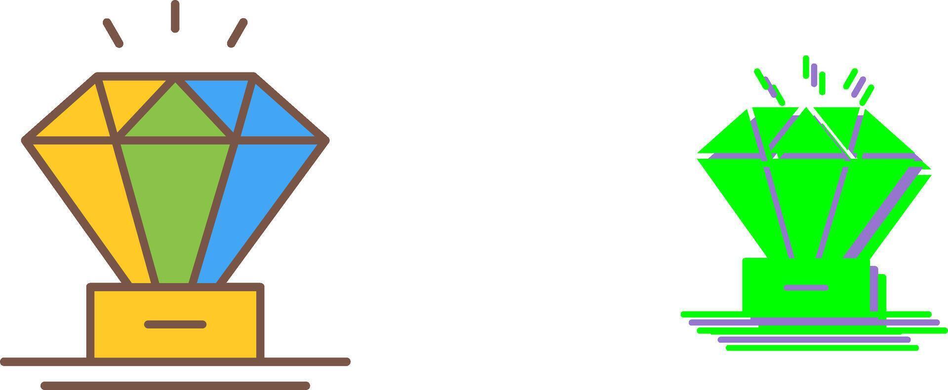 Diamond Icon Design vector